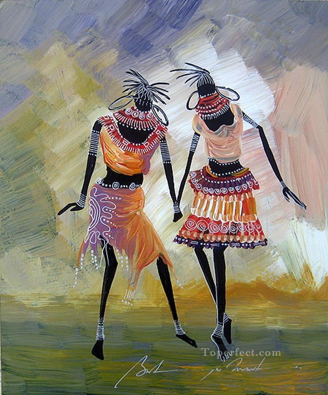 black dancers African Oil Paintings